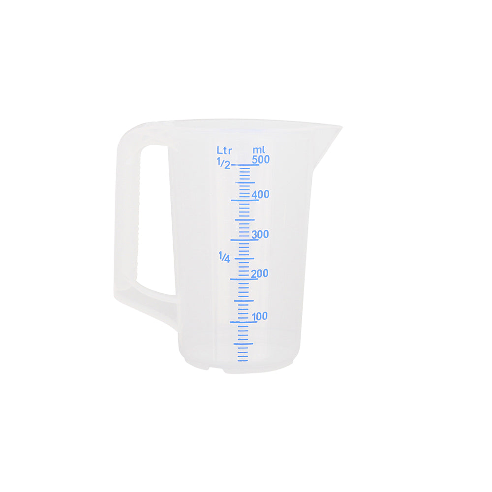 Messbecher PP - 0,5 l (/-/ 10 ml)