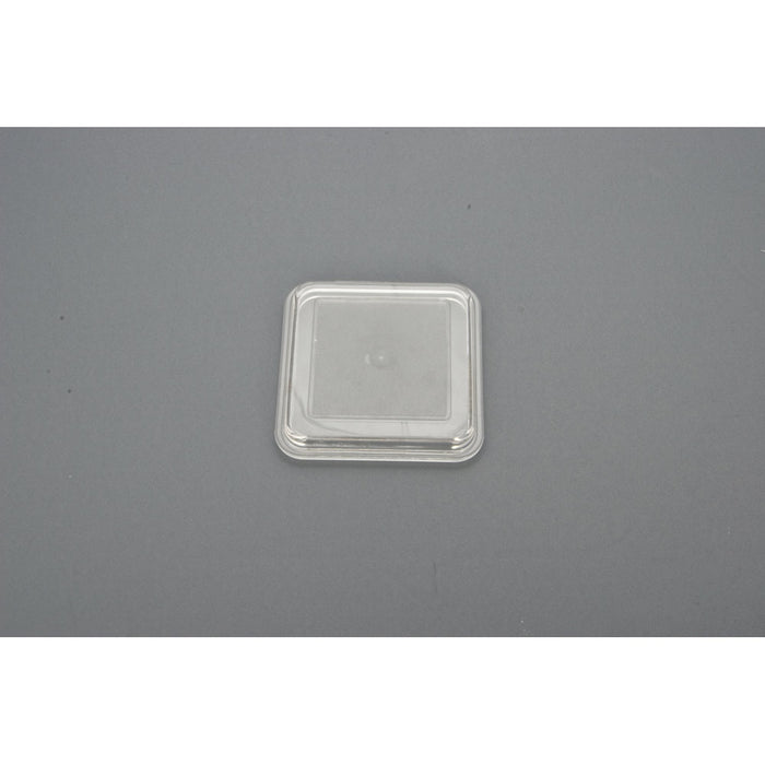 EURO Auflagedeckel 11 x11 cm - klar (PC) - Steg innen