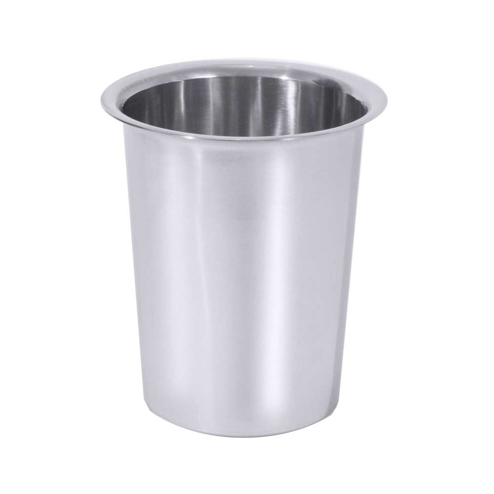 Besteckköcher (ungelocht ) - (Ø 10 x 13,5 cm) - CNS 18/10