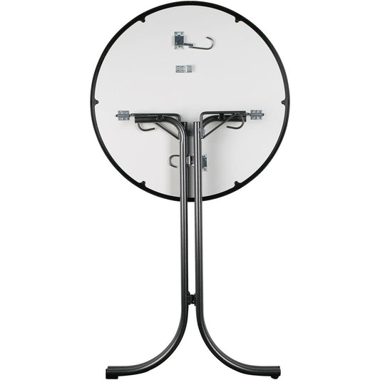 Stehtisch Ø 85 x 112 cm - Klappbar - Polypropylen - Granitgrau/Anthrazit - Wetterfest