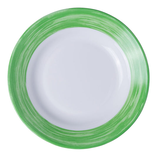 BRUSH Teller tief - Ø 22,5 cm - Green
