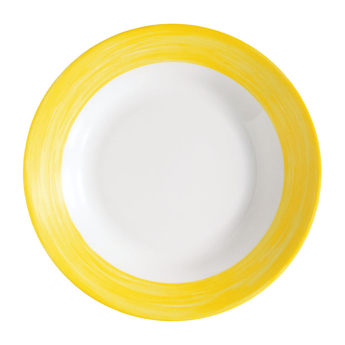 BRUSH Dessertteller - Ø 19,5 cm - Yellow