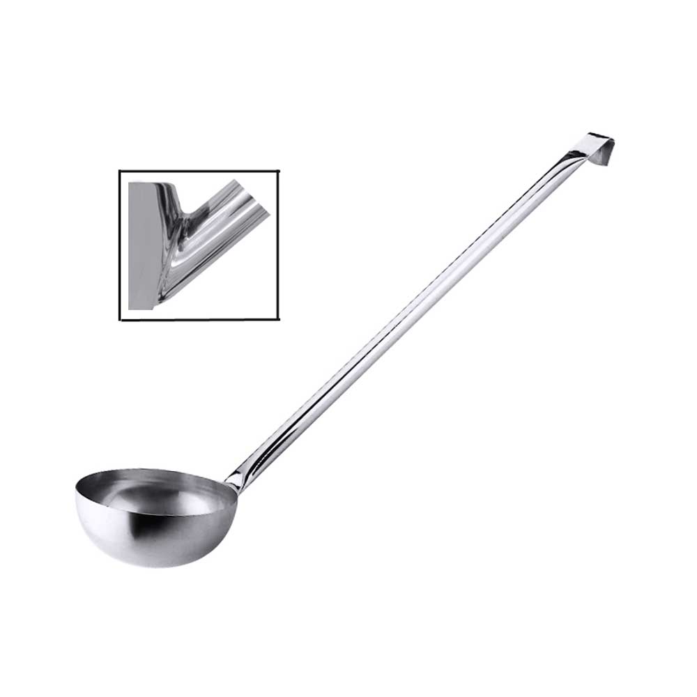 Schöpfkelle fugenlos - CNS 18/10 - Ø 20 cm - 2 l - Stiel 74 cm
