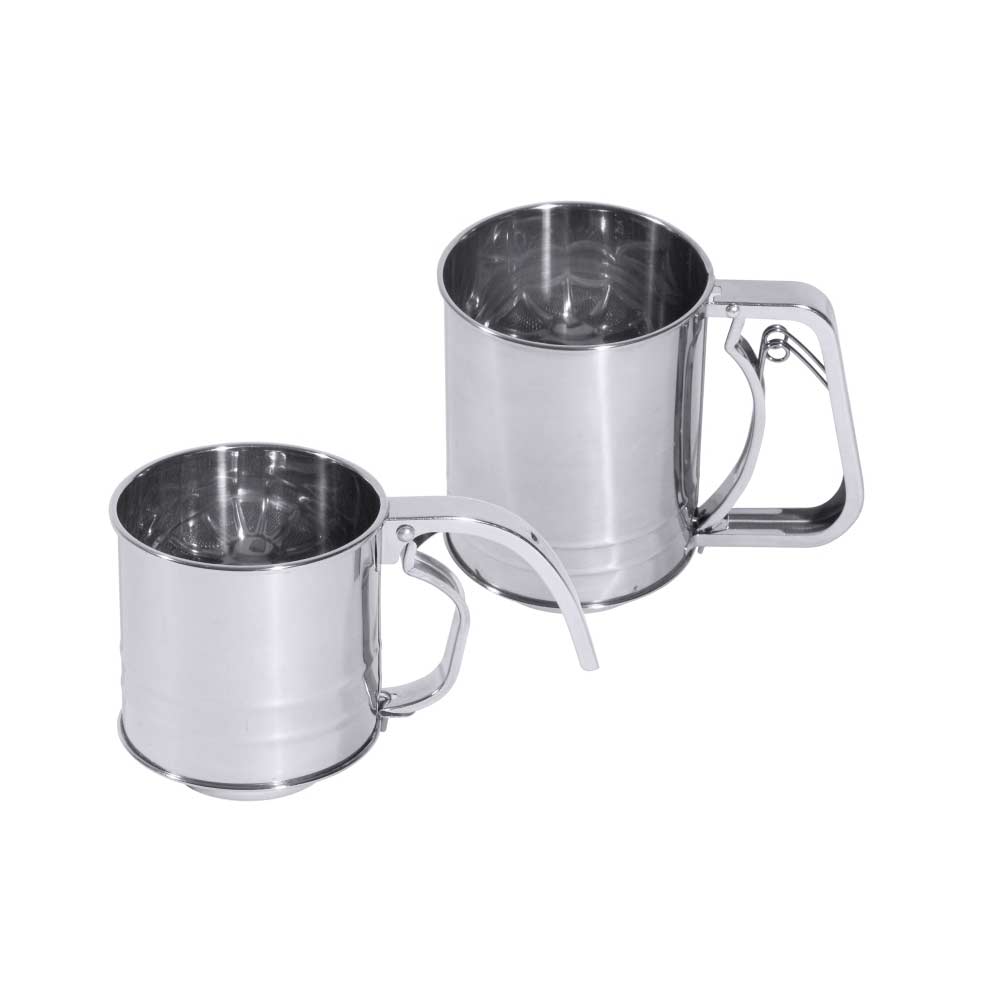 Einhand-Drücksieb - 1 Ebene - Ø 8,5 x 9 cm - Inhalt 0,3 l