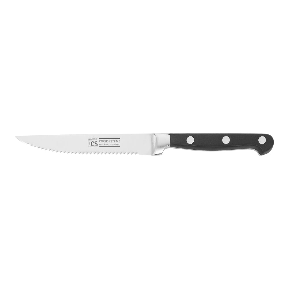 PREMIUM Messerblock 8-teilig - geschmiedet (Küchenmesser 9 cm, Tomatenmesser 12 cm, Brotmesser 21 cm
