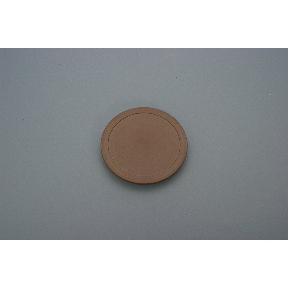 EURO Deckel Ø 12,7 cm / Innenrand Ø 10,5 cm - Braun (PP)