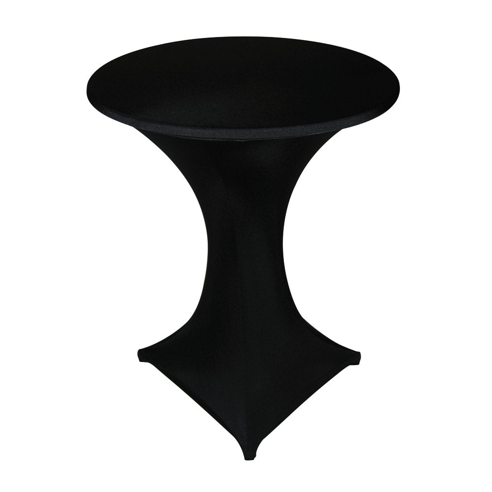 GALACTICA Stehtisch-Überzug Ø 80 - 85 cm - Schwarz (2-teilig)