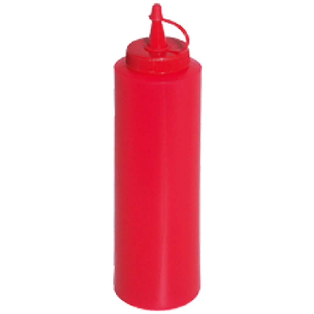 Quetschflasche 0,35 l - PE - Rot