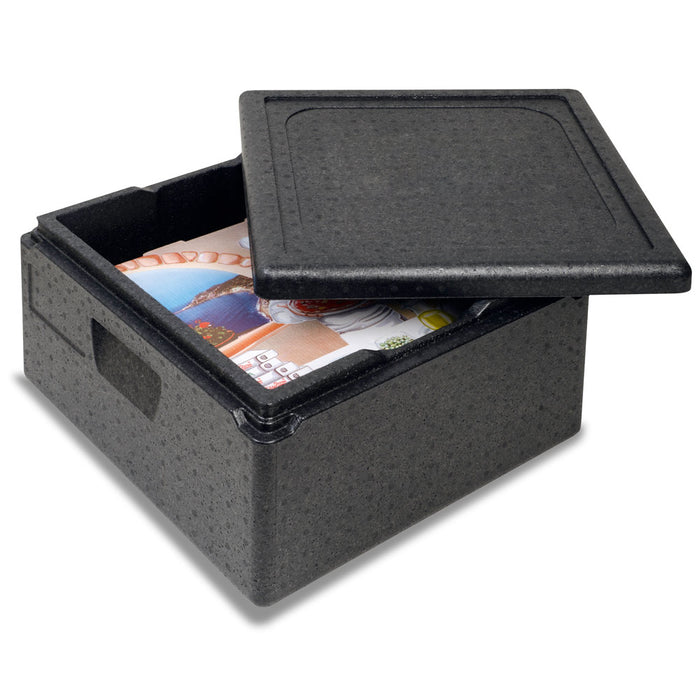 PIZZA XL Thermobox -Innenmaß 53,5 x 53,5 cm - Nutzhöhe 21,7 cm