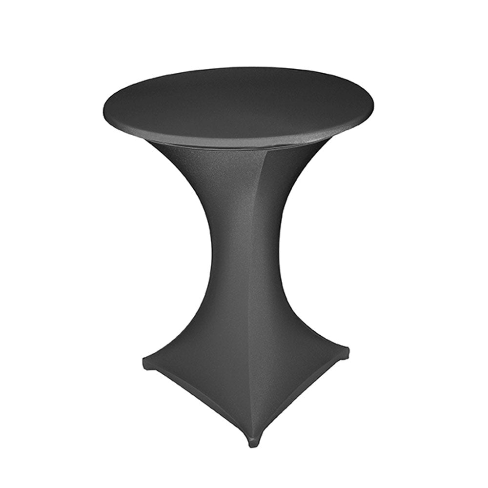 GALACTICA Stehtisch-Überzug Ø 80 - 85 cm - Anthrazit (2-teilig)