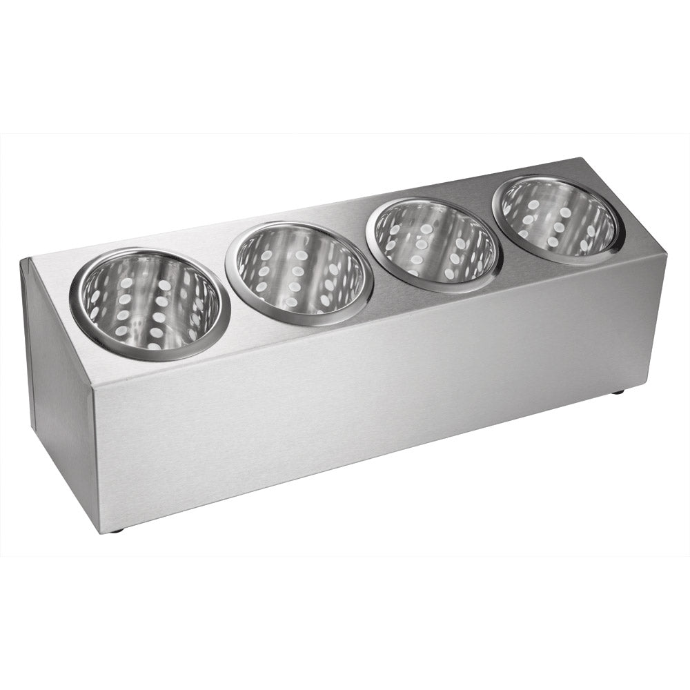 Besteckbehälter (4-fach) - (57 x 15 x 15 cm) - CNS 18/0