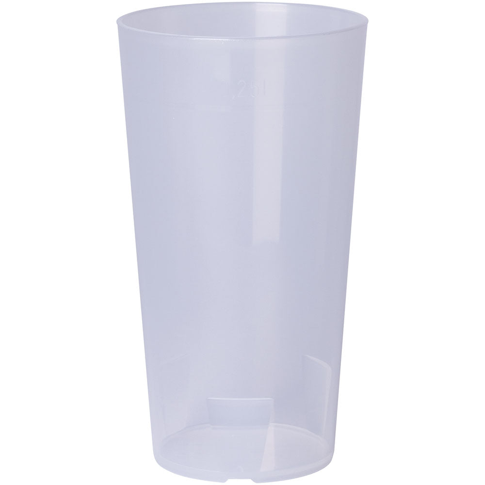 FUN Trinkbecher - 25 cl - Ø 7 x 12,5 cm - geeicht /-/ 0,25 l - PP
