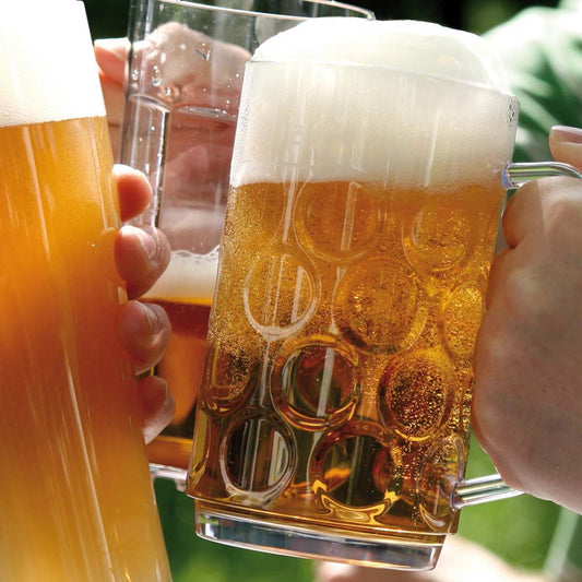 Bierkrug - 50 cl - (Ø 8,5 x 14,5 cm) - geeicht /-/ 0,5 l - SAN