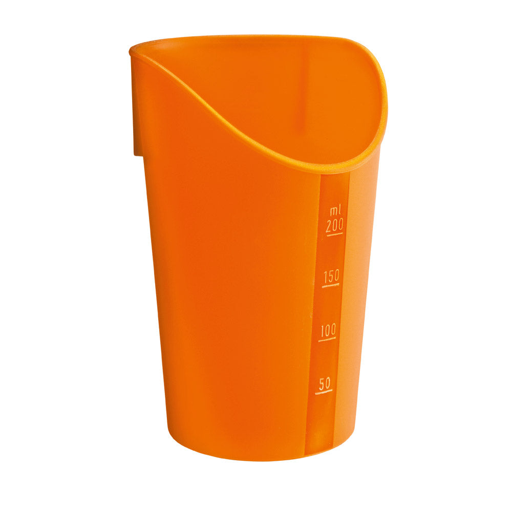 Trinkbecher mit Nasenausschnitt 26 cl - orange (Ø 77 x 119 mm)