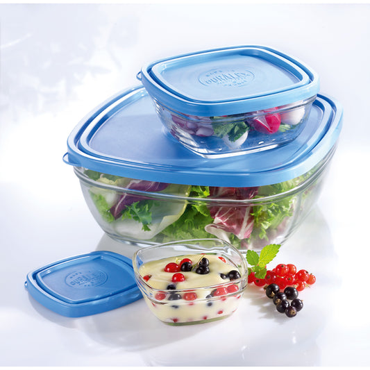 LYS CARRÉ Glasschüssel - 14 x 14 x 5,8 cm