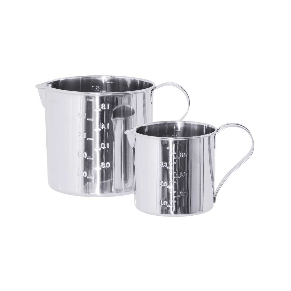 Messkanne CNS 18/10 - Ø 16 x 16 cm, Inhalt 3,2 l