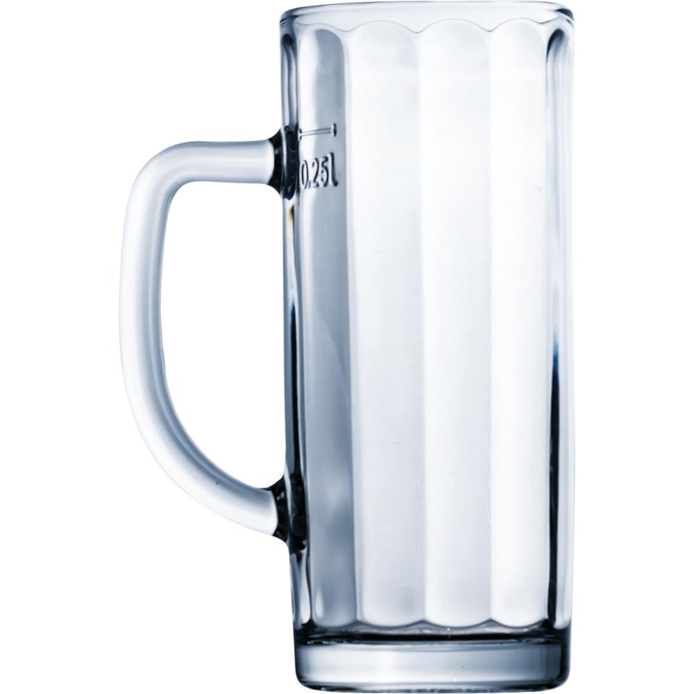 MINDEN Bierkrug - 32 cl - (Ø 6,5 x 14,6 cm) - geeicht /-/ 0,25 l
