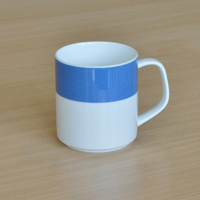 COLOURS Henkelbecher - Ø 7,6 x 7,8 cm (Spülmaß 10,6 cm) - Inhalt 25 cl (stapelbar) - Blue
