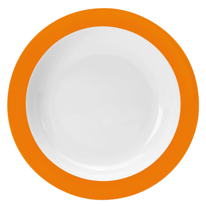 COLOURS Teller tief (mit Fahne) - (Ø 20,5 cm) - Orange