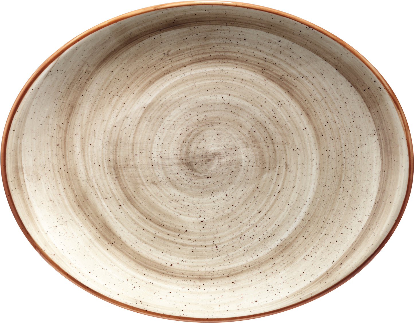 AURA Platte, oval - 31 x 24 x 3 cm - Terrain
