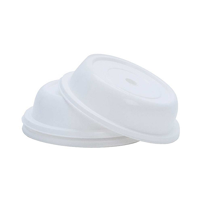 Tellerhaube - PP weiß mit Griffloch - Ø 23,5 x 6 cm