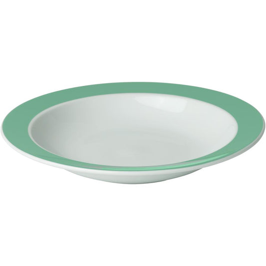 COLOURS Teller tief (mit Fahne) - 30 cl - (Ø 20,5 x 3,5 cm) - Petrol