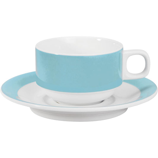 COLOURS Kaffeetasse - 20 cl - (stapelbar) - Hellblau