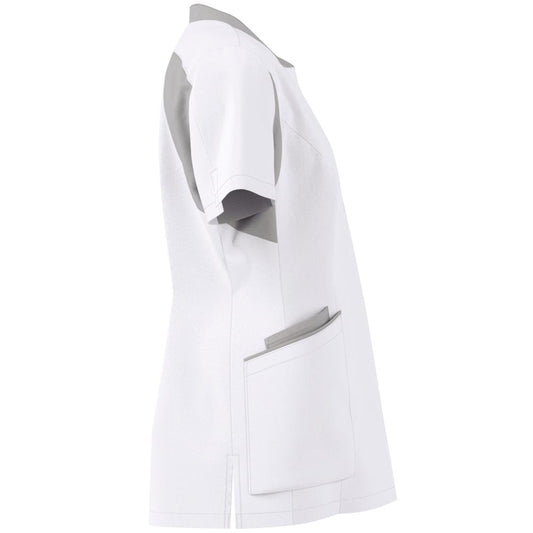 FOCUS MED&CARE Damen Schlupfkasack - (Kurzarm) - Weiß - M