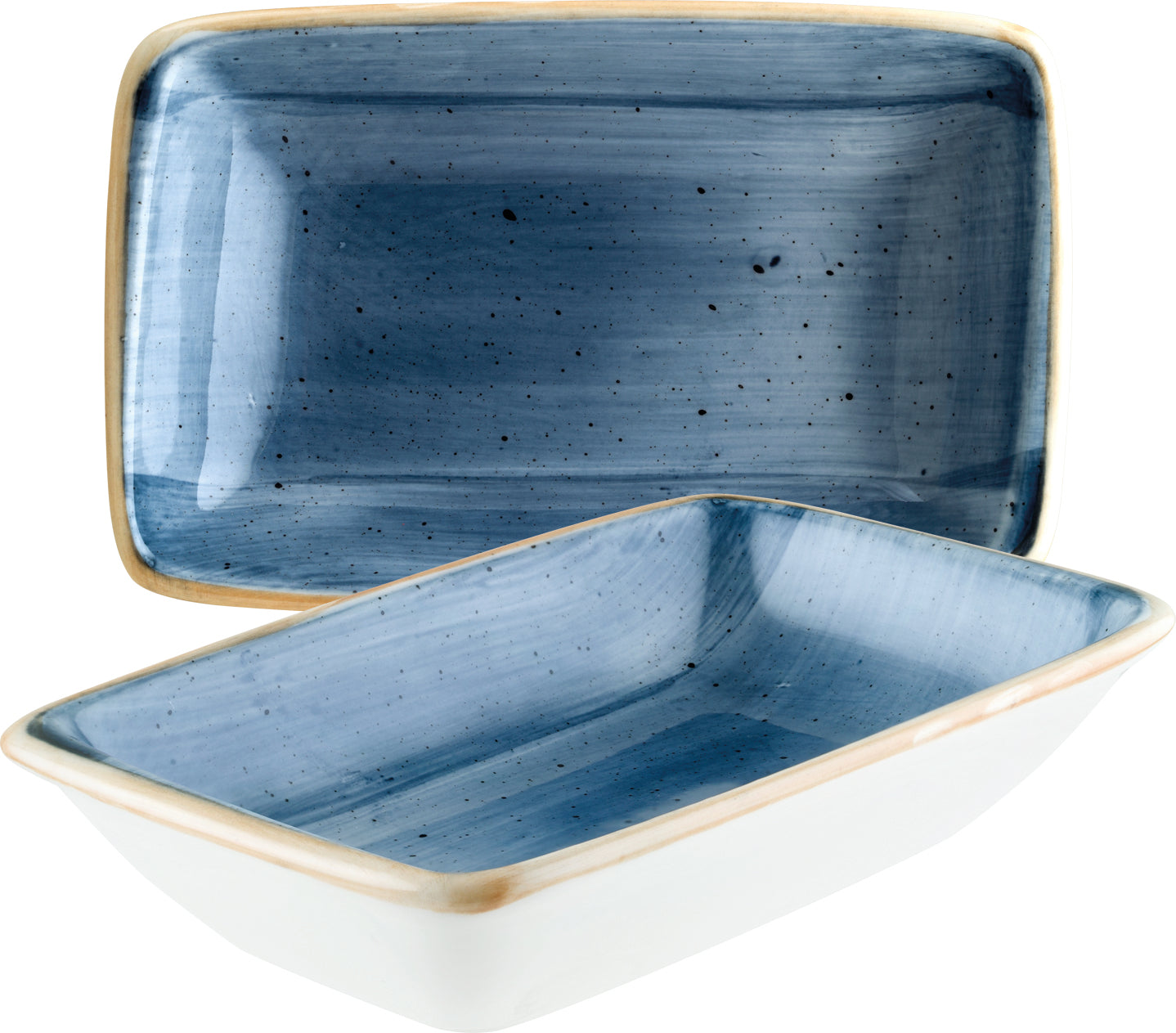 AURA Schale, rechteckig - 15 x 9,8 x 3 cm - 20 cl - Dusk