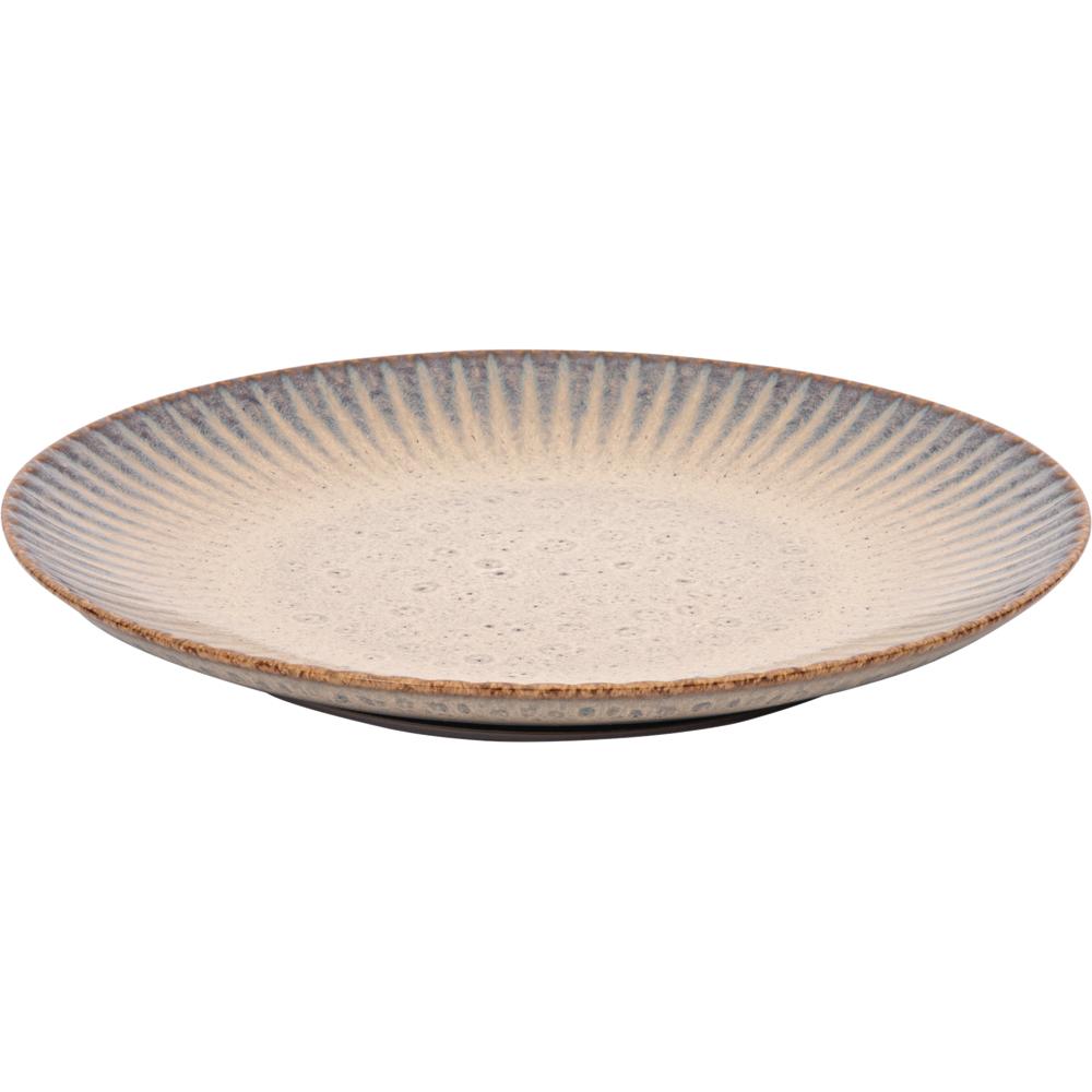 PETTINE Coupteller, Menü - Ø 27 cm - Beige-Blau