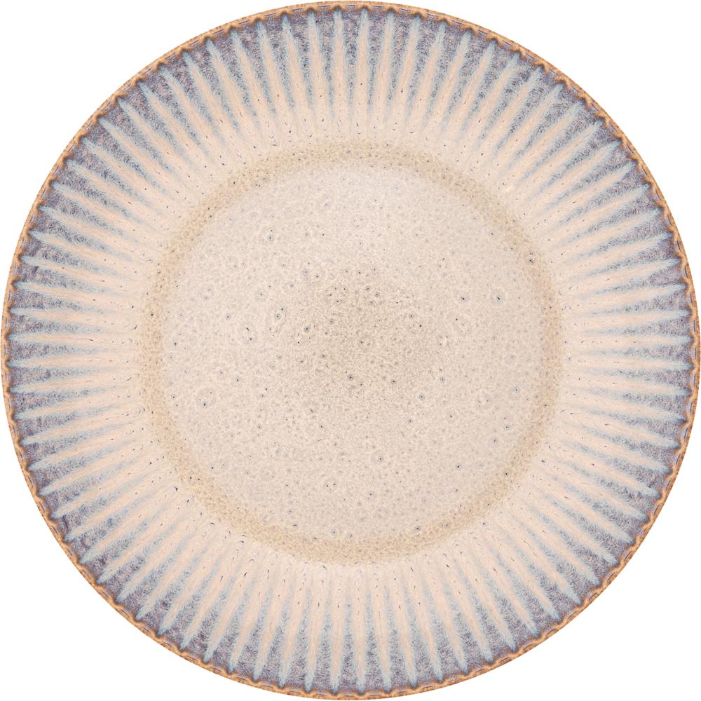 PETTINE Coupteller, Menü - Ø 27 cm - Beige-Blau