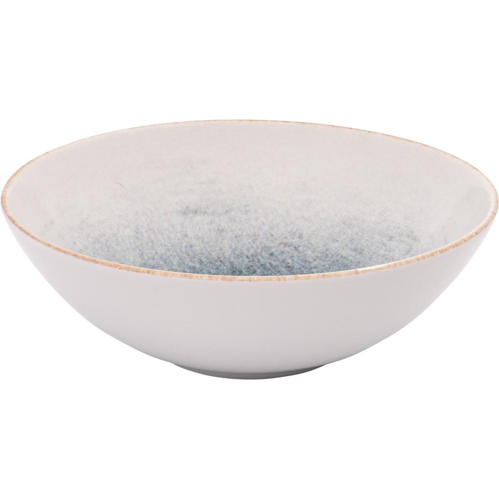 SANTORIN Schale - Ø 18 x 6 cm - 68 cl - Blau-Weiß