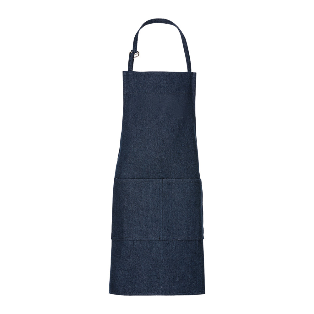 Kinder Latzschürze (45 x 60 cm) - Denim Navy