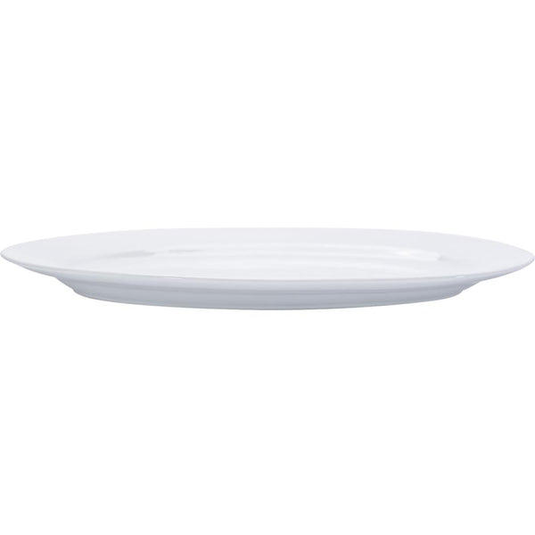BISTRO Platte (mit Fahne) - oval - (30 x 20,4 x 2,4 cm)