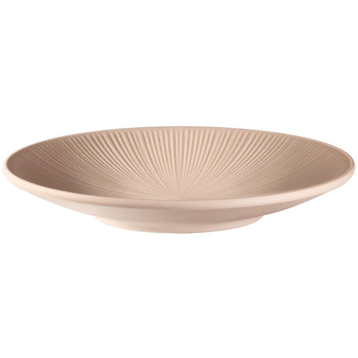 NERO Teller - Ø 21 x 3 cm - Melamin - Beige