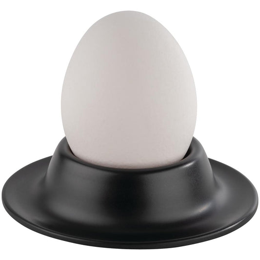 EGGY Eierbecher - (Ø 8,5 x 2 cm) - Melamin - Schwarz/Matt