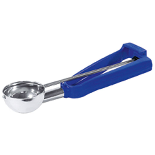 Portionierer CNS 18/10 - Ø 57 mm (1/16 l), Griff Nylon blau