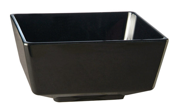 FLOAT Melamin-Schüssel 25,5 x 25,5 x 12 cm - Schwarz