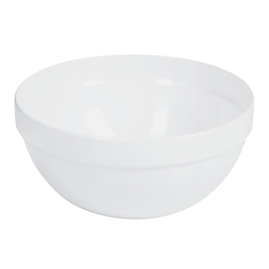 CASUAL MAXI Melaminschüssel Ø 23 x 10,5 cm (Inhalt 2,6 l) - Weiß