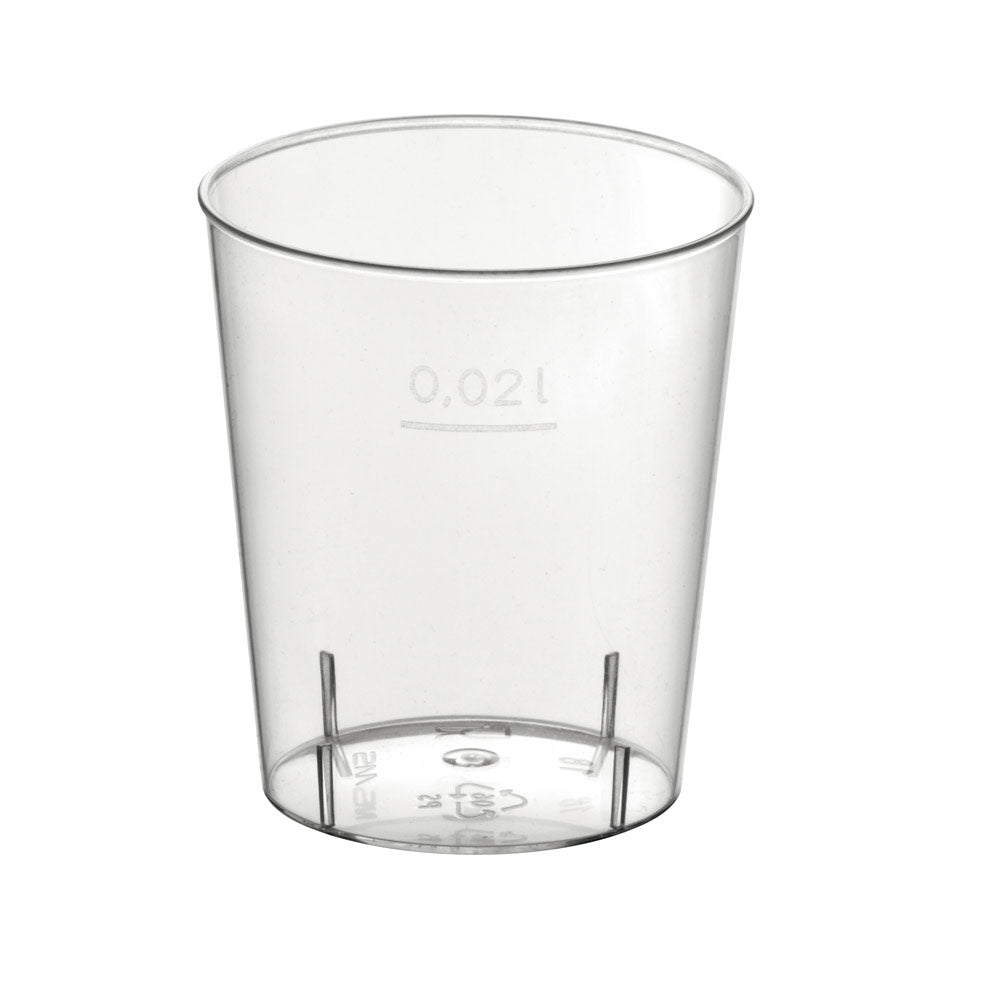 Schnapsgläser 2 cl - Ø 3,7 x 4,1 - Glasklar (30 x 40 Stück)