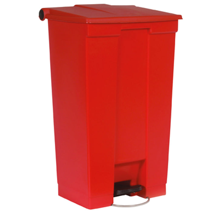 STEP-ON Abfalleimer 90 l - 57 x 35,3 x 57 x 82,6 cm - Rot