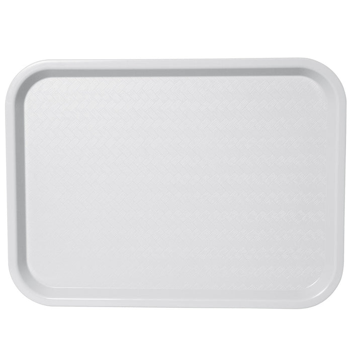 Snack-Tablett 34,5 x 26,5 cm - Weiß (PP)