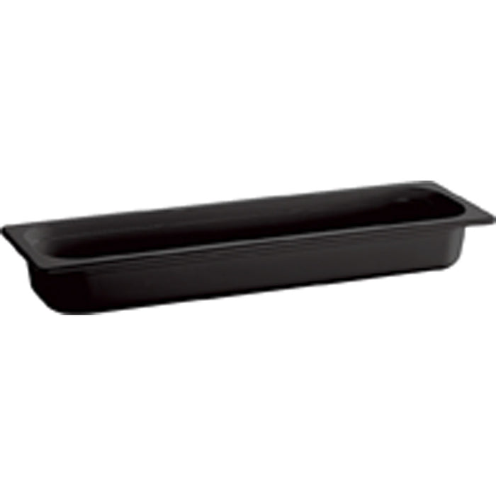 SMART LINE Melaminbehälter GN 2/4 - 065 mm - Schwarz (3,0 l)