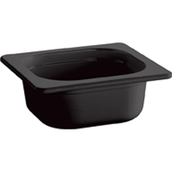 SMART LINE Melaminbehälter GN 1/6 - 065 mm - Schwarz (0,8 l)