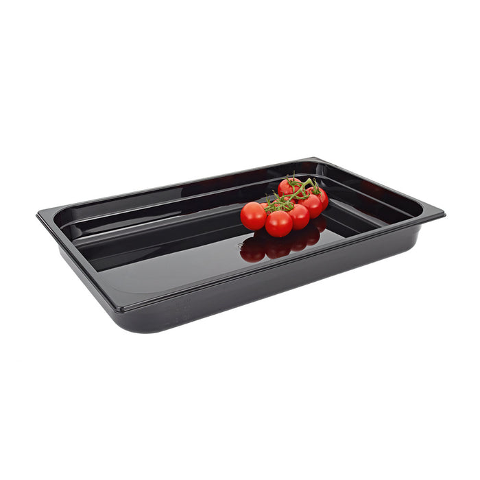 Polycarbonat Behälter GN 1/1 - 065 mm (9 l) - Schwarz