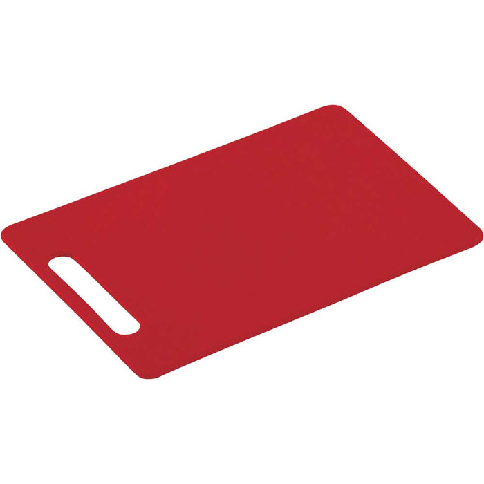 Schneidbrett Griffloch 24 x 15 x 0,5 cm - rot (PE)