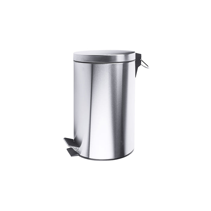 Tretabfalleimer - Edelstahl 18/0 - Ø 20 x 32 cm - Inhalt 5 l