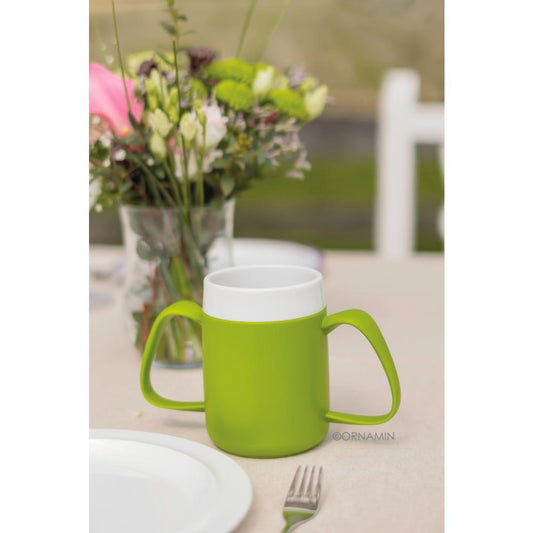 MODELL 815 - THERMO Ergobecher Vital 20 cl - Grün-Weiß (PP)