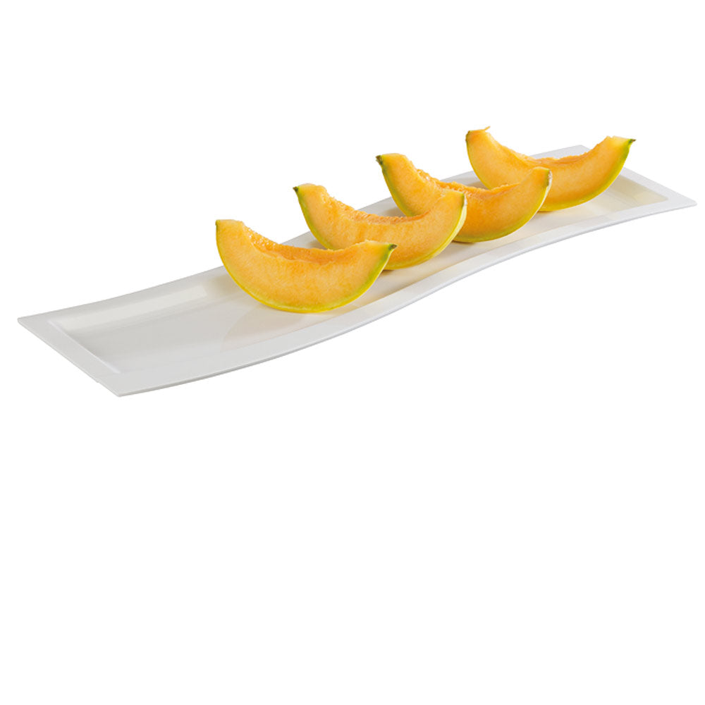 SINUS GN 2/4 Tablett 53 x 16 x 2 cm, Melamin - Weiß