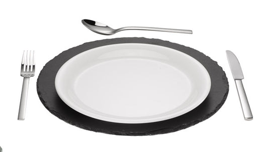 Servierplatte - Ø 33 cm - Naturschiefer